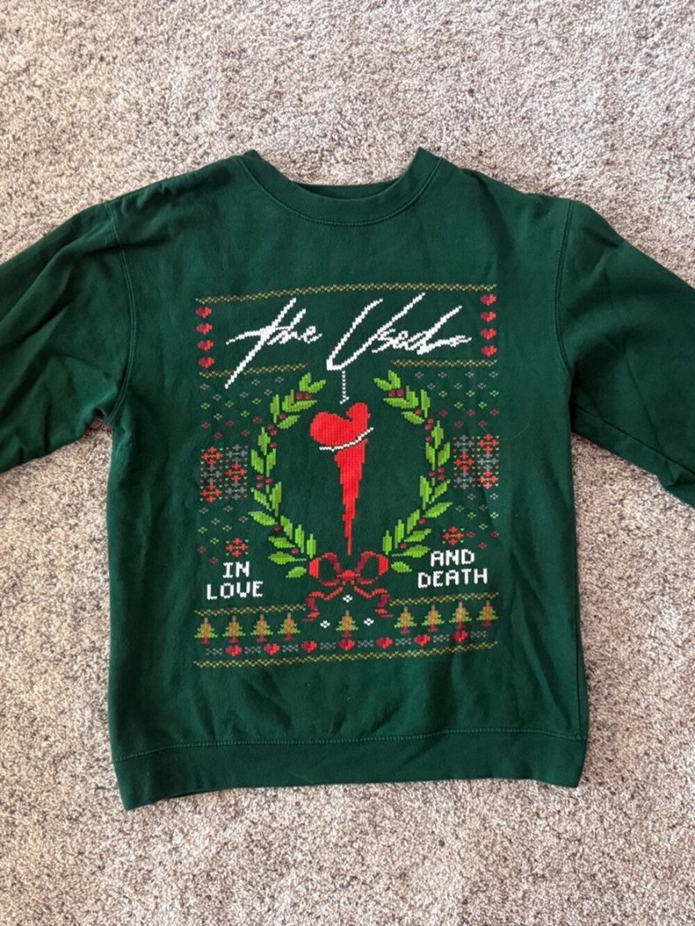 RARE The Used “In Love and Death” Limited Edition Christmas Sweater – Size M